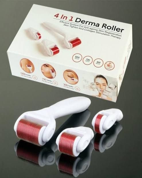 4-in-1 Derma Roller Micro-needling Skin Care System