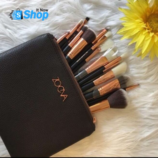 Zoeva 15 Piece Makeup Brushes With Pouch
