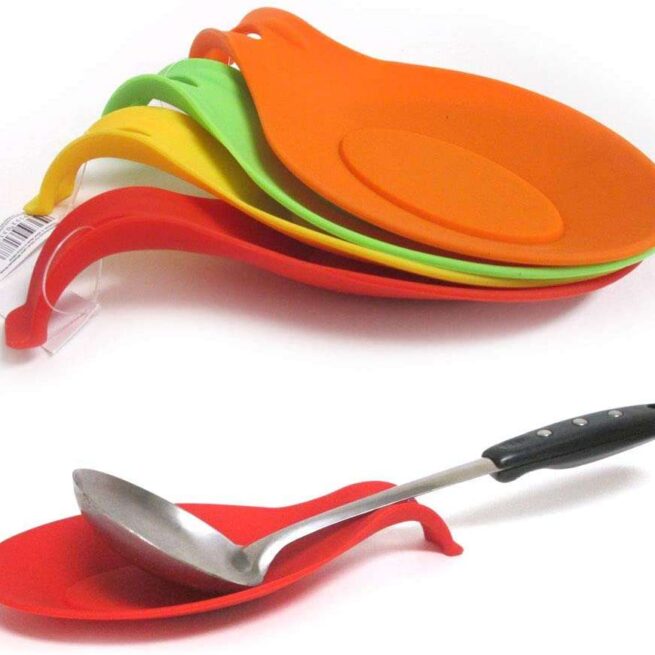 Maxware Household – Pack Of 5 Spoon Rest (random Color)