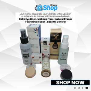 Deal Of 05 – Cake Eye Liner , Makeup Fixer, Natural Primer, Foundation Stick , Base Oil Control