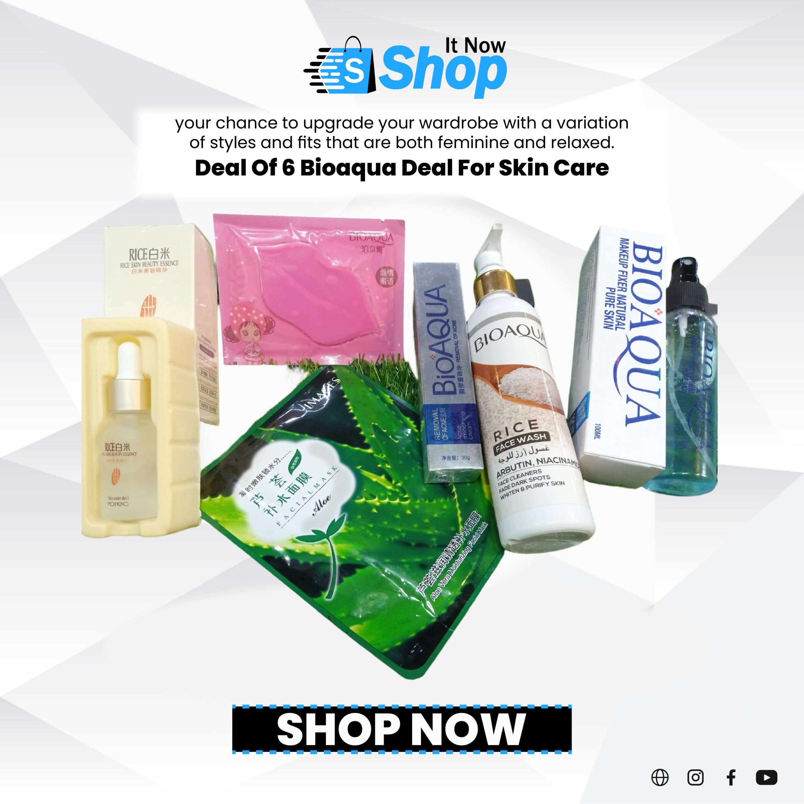 Deal Of 6 Bioaqua Deal For Skin Care