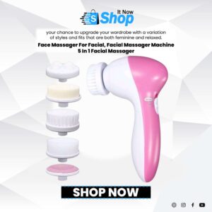 Face Massager For Facial, Facial Massager Machine, 5 In 1 Facial Massager, 5 In 1 Beauty Care Massager For Removing Blackhead Exfoliating And Massaging