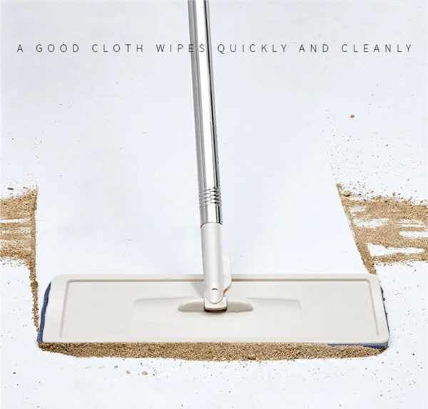 Flat Squeeze Mop And Bucket – Hand-free Wringing Floor Cleaning Mop For Floor Cleaning