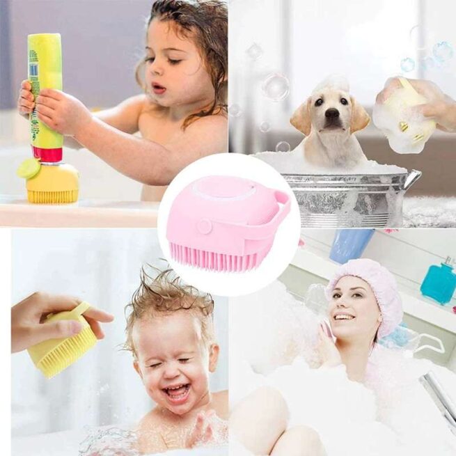 Mini Bath Brush (random Color)
