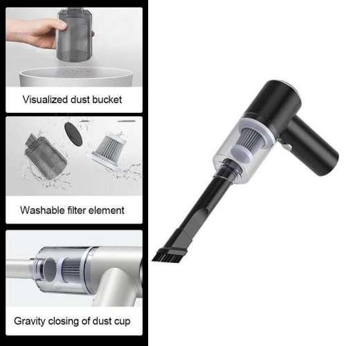 Handheld Vacuum Cleaner Usb Wireless Household Office Car Use Mini Portable Vacuum Sweeper Ashtray Nail Dust Cleaning Machine (rechargeable)