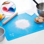 Silicone Baking Mat With Measurements Heat Resistant Cookie Sheet Oven Liner