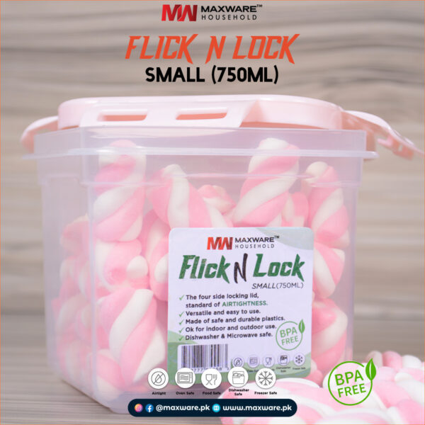 Maxware Household – Flick N Lock – Small 750 Ml