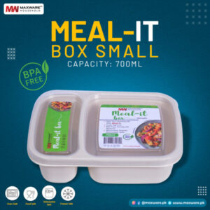 Maxware Household – Meal-it Box – Small – 700ml – Lunch Box With Two Portions_compartments (random Color) - 1