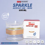 Maxware Household – Sparkle Acrylic Jar Mini – 600 Ml