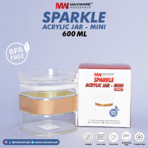 Maxware Household – Sparkle Acrylic Jar Mini – 600 Ml - 2