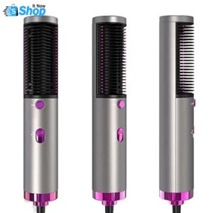 New Hot Air Hair Dryer Brush 3 In 1 Hair Blow Dryer Straightener Volumizer Negative Ion Styler Comb Kit For Wet Dry Hair
