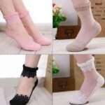 Women’s Net Skin Ankle Length Socks (random Colors)