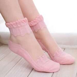 Women’s Net Skin Ankle Length Socks (random Colors) - 3