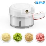 Mini Powerful Meat Grinder Hand-power Food Chopper Mincer Mixer Blender To Chop Meat Fruit Vegetable Nuts Shredders
