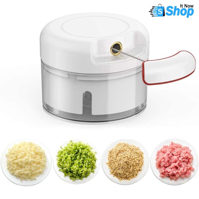 Mini Powerful Meat Grinder Hand-power Food Chopper Mincer Mixer Blender To Chop Meat Fruit Vegetable Nuts Shredders
