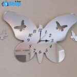 Mirror Clock ( Butterfly Design)
