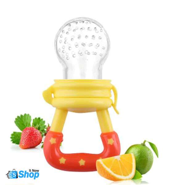 Baby Fruit Pacifier Fresh Fruit Feeder Infant Teething Toy Nibbler Teether Pacifier Safe Silicone Pacifier For Baby (random Color)