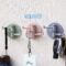 Creative Sticky Hook Wall Hanger Storage Self Adhesive Key Holder Wall Hooks For Home Organizer Bathroom Kitchen Accessories (random Color)
