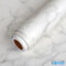 Self Adhesive Wallpaper Marble Stickers Waterproof Heat Resistant Kitchen Countertops Furniture Table Cupboard Wall Paper Black & White Marble Sheet (60*200cm)