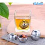 Ball Shape Tea Infuser Hangable Home Kitchen Accessories For Loose Tea Leaf Spice Stainless